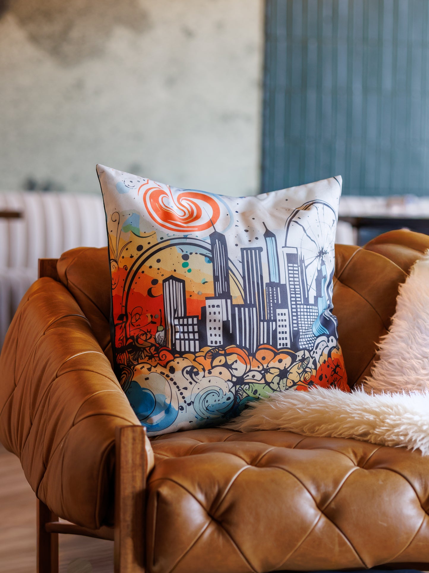Chicago Navy Pier Pillow