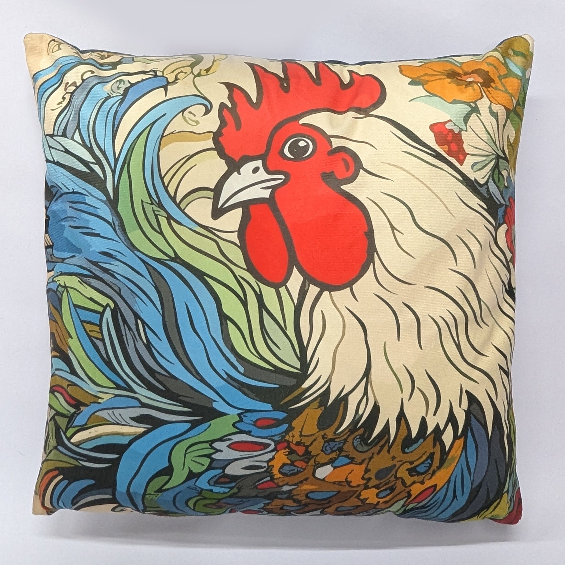 Hen Decorative Pillow by Third Coast Pillows